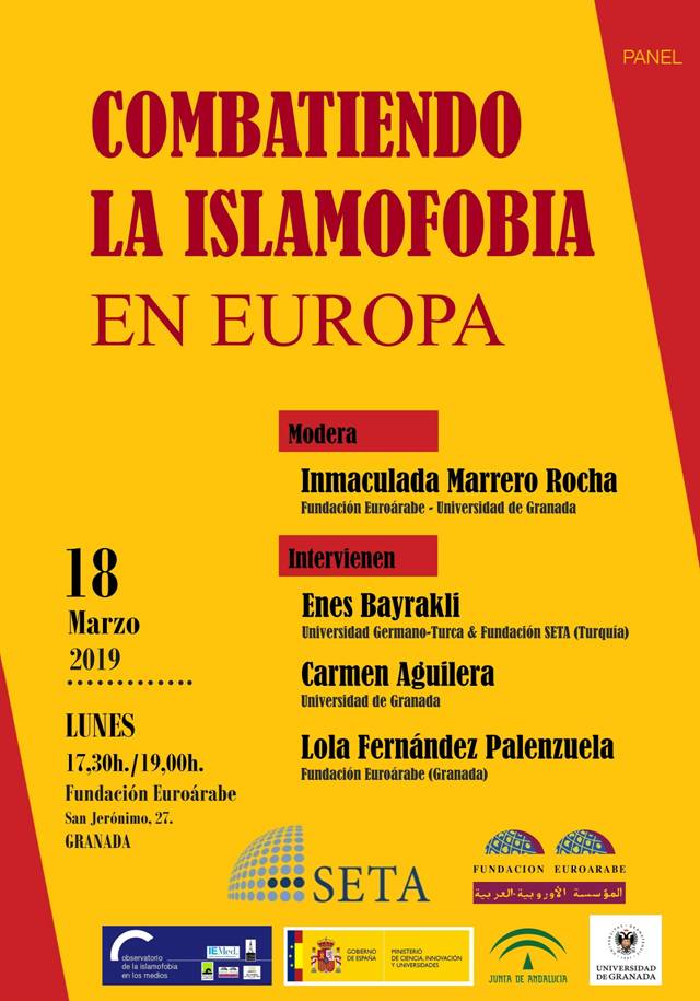 Granada Conferencia Debate COMBATIENDO LA ISLAMOFOBIA EN EUROPA AFA