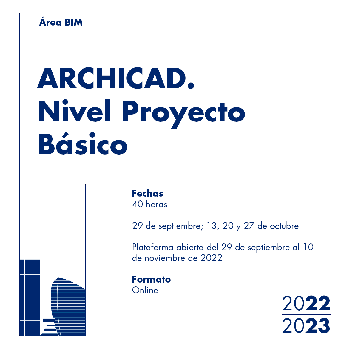 Curso Online MODELADO BIM CON ARCHICAD AFA Asociaciones Y