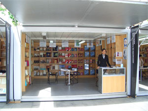 Estand de la AFA en la Feria del Libro