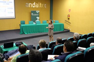 Empresas de Andalucía y Cataluña se informan en la Fundación Andaltec sobre incentivos a la I+D+i