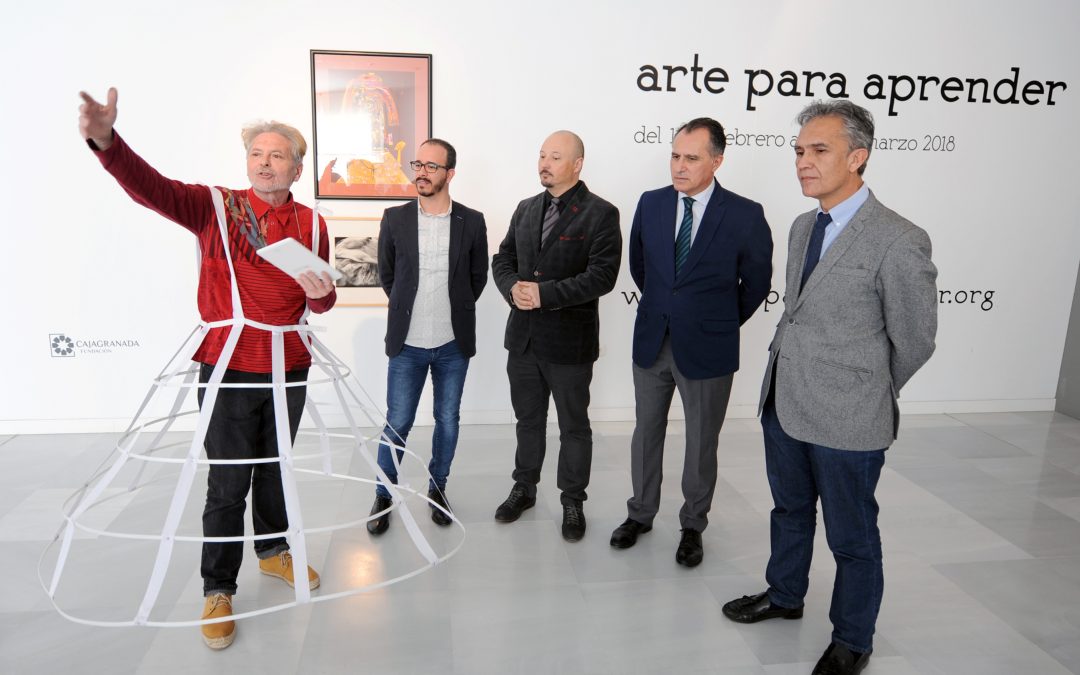 La exposición «Arte para aprender » convierte al espectador en artista en el Museo CAJAGRANADA