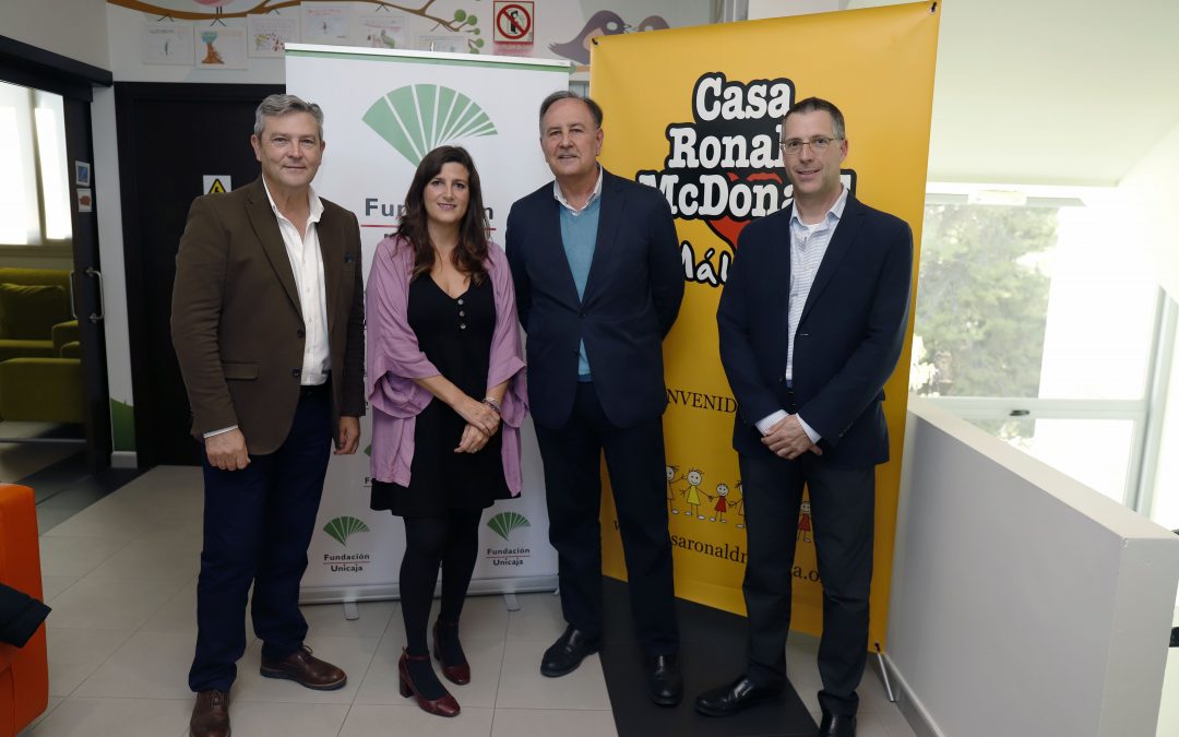 Fundación Unicaja renueva su colaboración con la Casa Ronald McDonald apadrinando una de sus habitaciones
