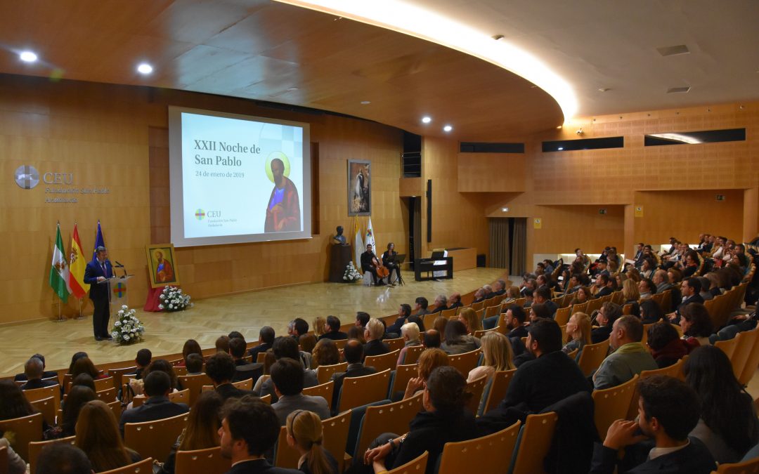 CEU Andalucía celebró la XXII Noche de San Pablo