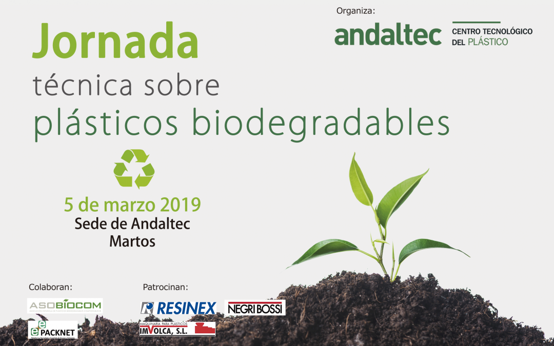 Andaltec organiza una jornada técnica sobre plásticos biodegradables el próximo 5 de marzo