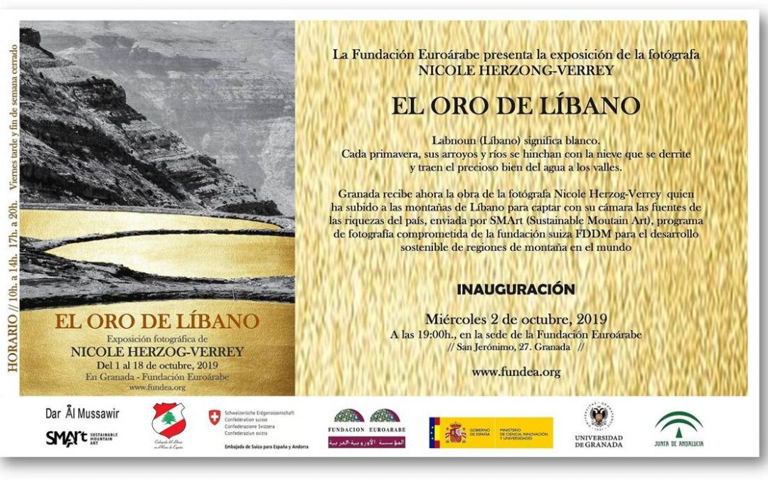 La Fundación Euroárabe presenta la exposición de Nicole Herzog-Verrey, «El oro de Líbano»