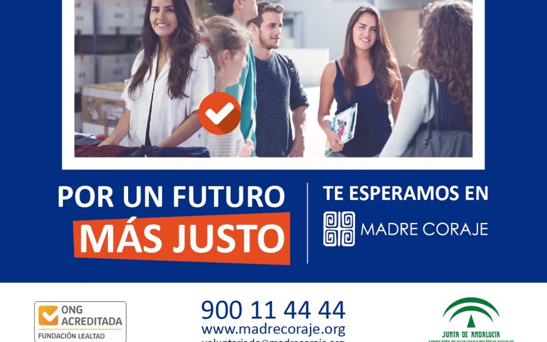 Madre Coraje reactiva en Jerez su campaña ‘No hay excusas’ en busca de personas voluntarias y solidarias