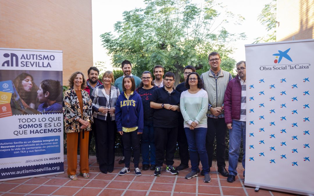 CaixaBanky Autismo Sevilla fomentan la creatividad artística de personas con TEA através de un belén social