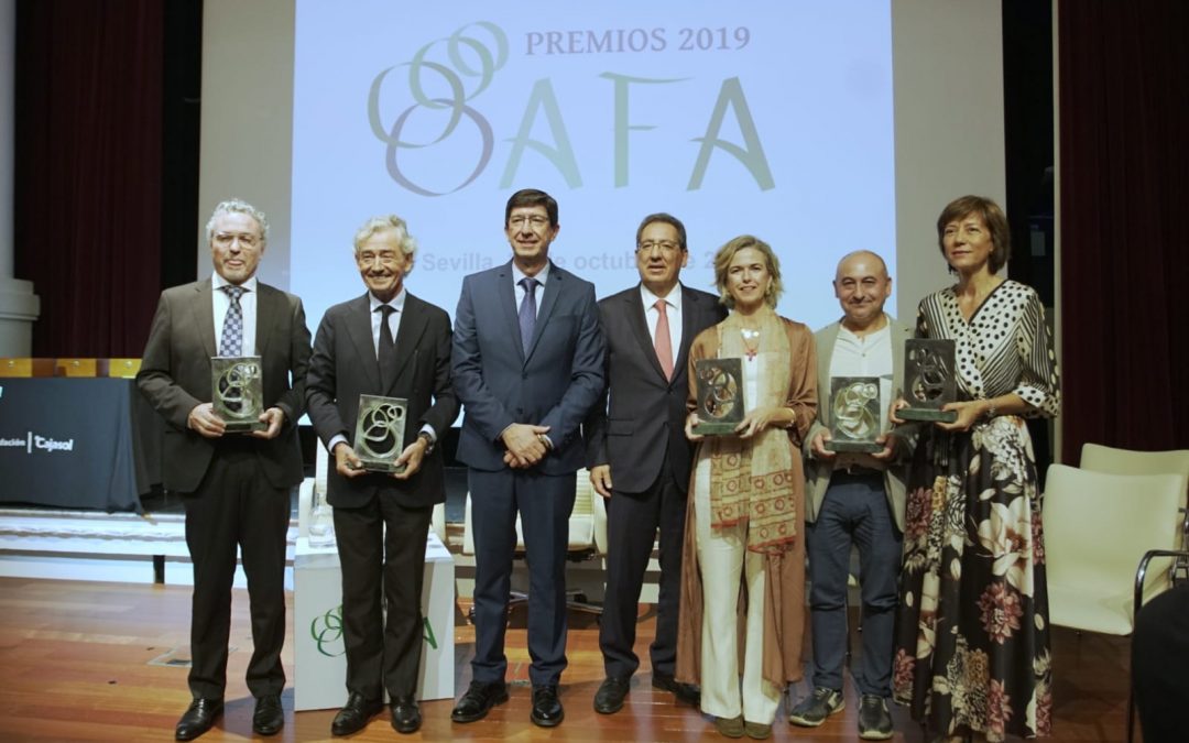 La Fundación Konecta, la Asociación Provincial de Síndrome de Down de Sevilla, la Fundación Esperanza para la Cooperación y Desarrollo, la Fundación Prode y José Luis García Palacios reconocidos en los Premios AFA 2019