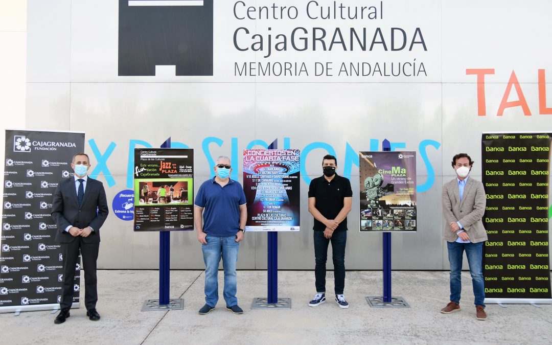 CajaGranada Fundación y Bankia duplican su oferta cultural para las noches de verano en la Plaza de las Culturas del Centro Cultural CajaGranada