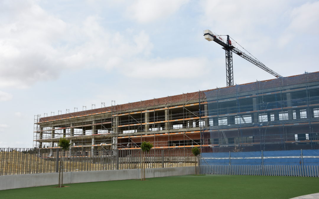 Las obras de ampliación del Colegio CEU San Pablo Sevilla avanzan a buen ritmo