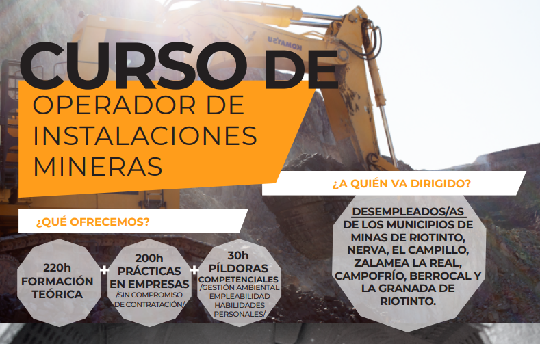 La Fundación Atalaya ofrece un curso gratuito de formación minera para desempleados de la Cuenca Minera