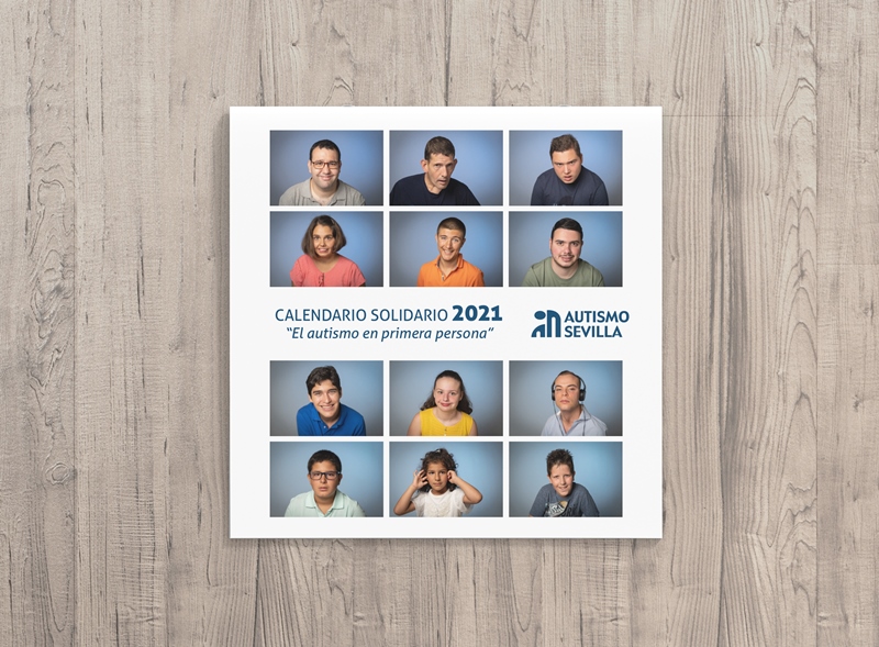 Autismo Sevilla presenta su Calendario Solidario 2021 “El Autismo en primera persona”, con la mirada de 12 personas con TEA como protagonistas