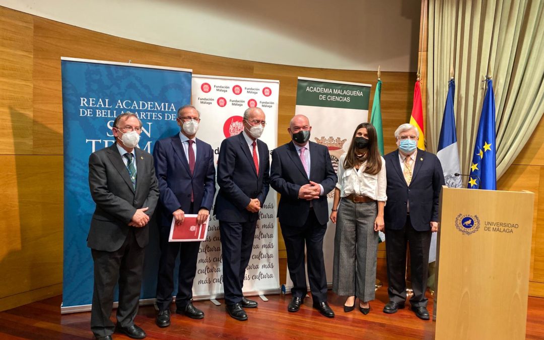 Los ganadores de los Premios Málaga de Investigación 2020 de Humanidades y Ciencias recogen sus galardones