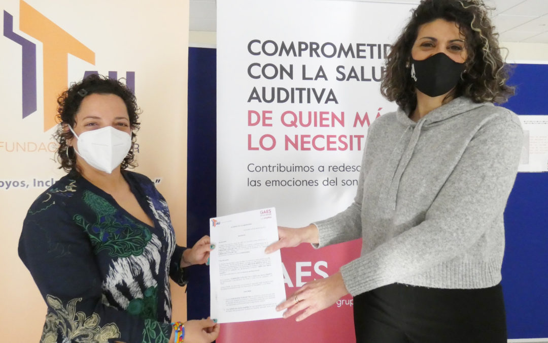 El Área Social de GAES y la Fundación TAU mejorarán la salud auditiva de las personas con discapacidad