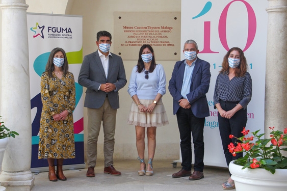 Acuerdo con la FGUMA para la programación de actividades culturales en el Museo Carmen Thyssen Málaga