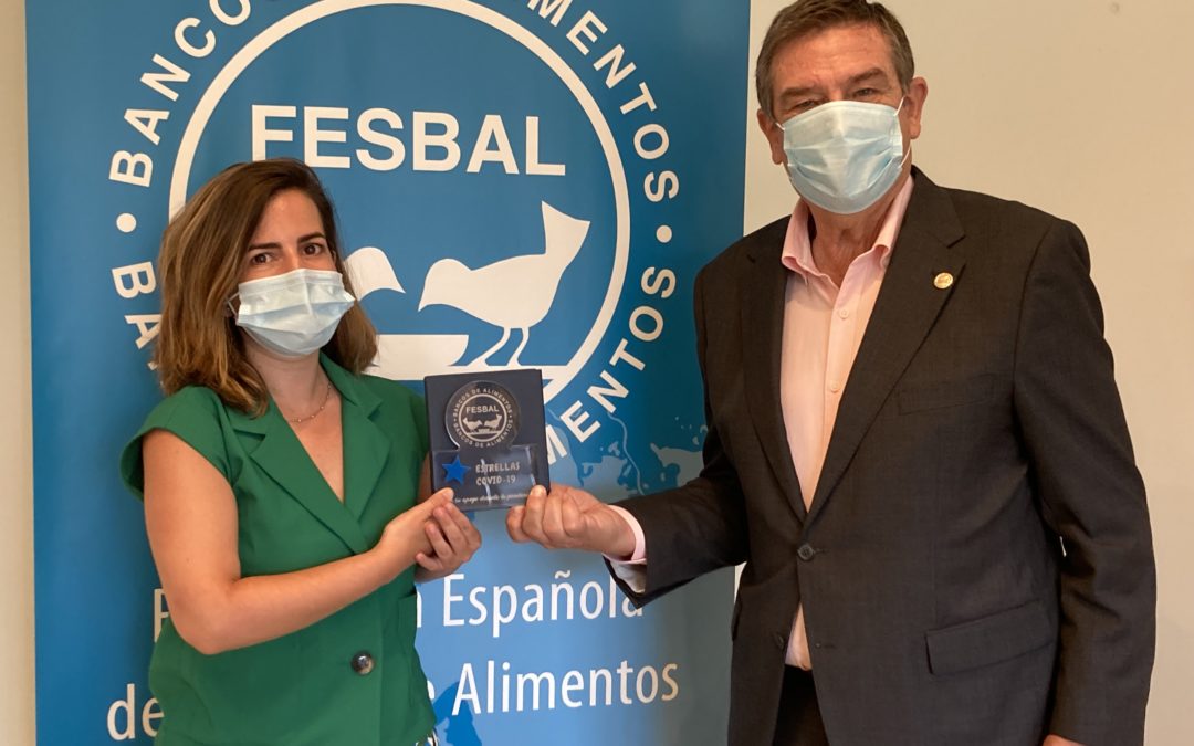 Fundación Cepsa recibe el reconocimiento “Estrellas COVID-19” de FESBAL por su apoyo a los Bancos de  Alimentos durante la pandemia