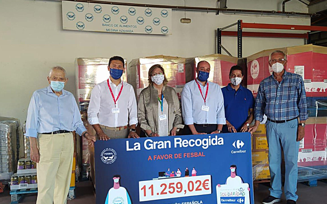 Continúa la solidaridad en el Banco de Alimentos Medina Azahara de Córdoba con la donación de Carrefour