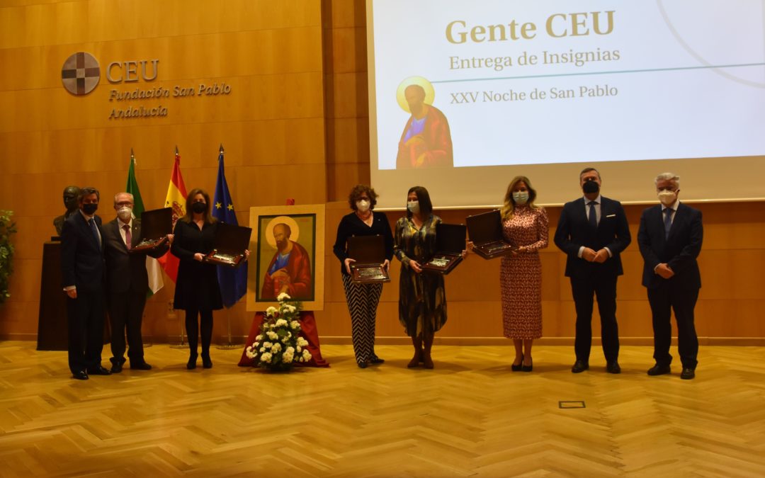 CEU Andalucía reconoce la excelencia de su comunidad educativa en la XXV edición de la Noche de San Pablo