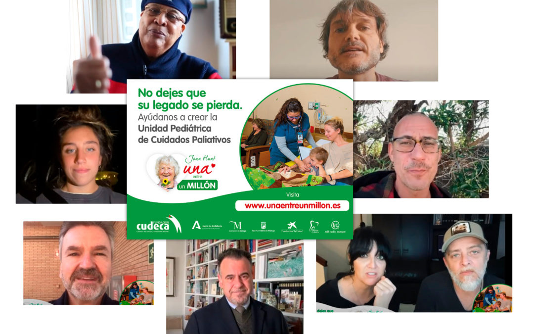 Personalidades del arte, la cultura y el deporte  se unen a la campaña de Cudeca  para crear una Unidad Pediátrica de Cuidados Paliativos