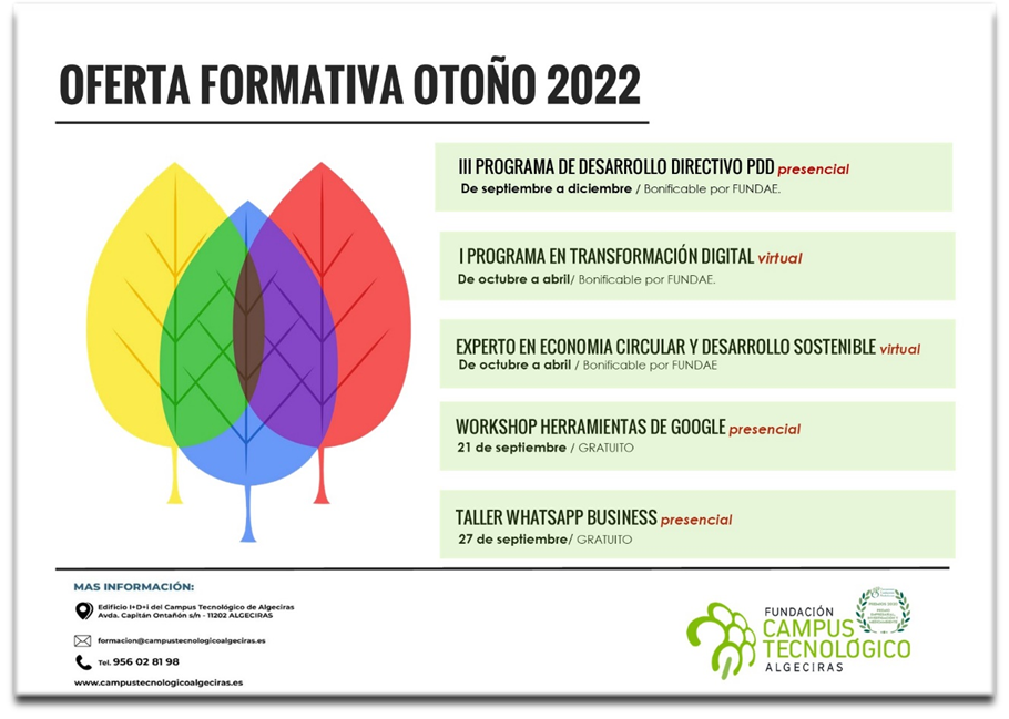 La FCTA presenta su oferta formativa para otoño