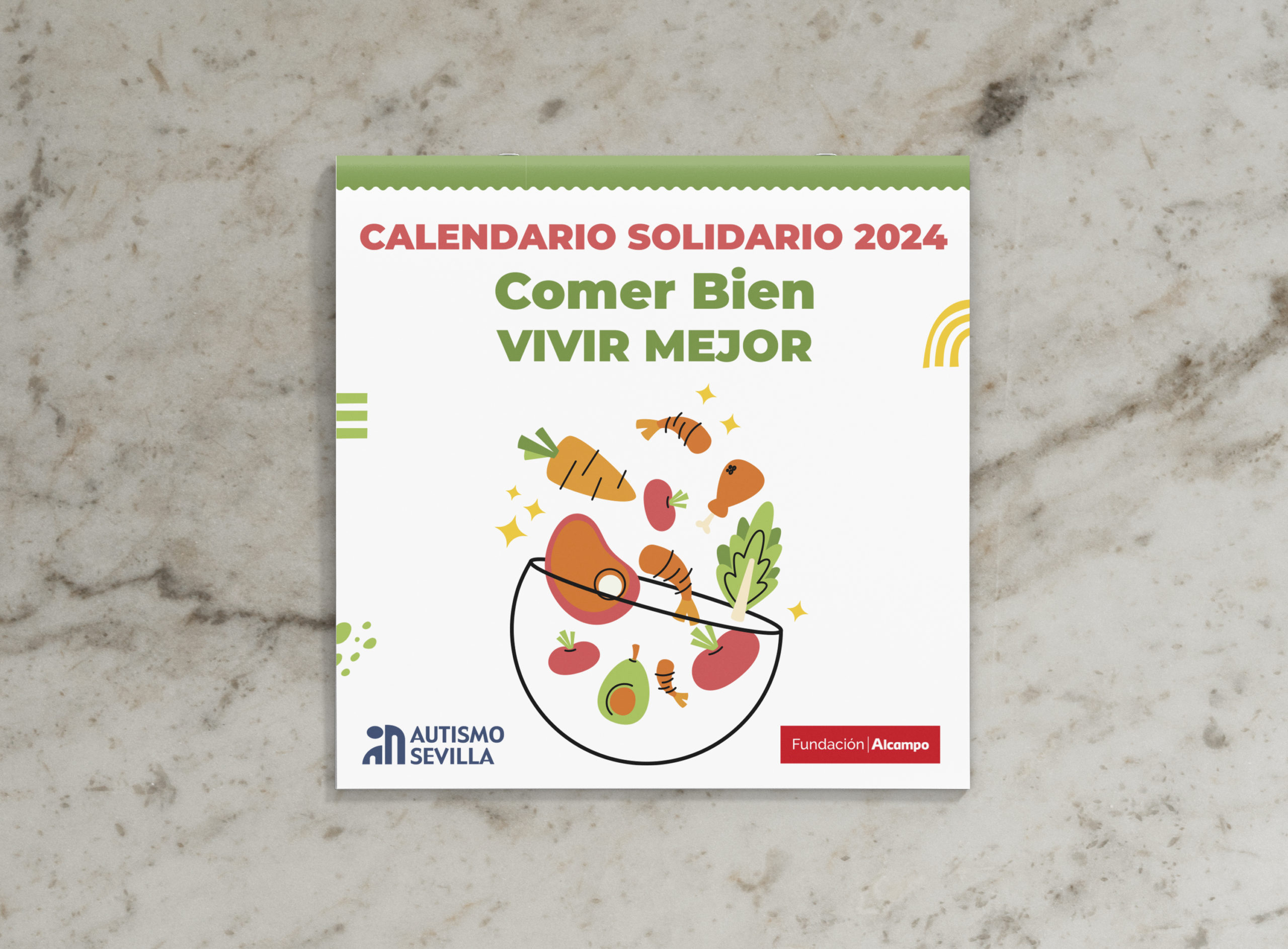 Autismo Sevilla presenta su Calendario Solidario 2024 bien