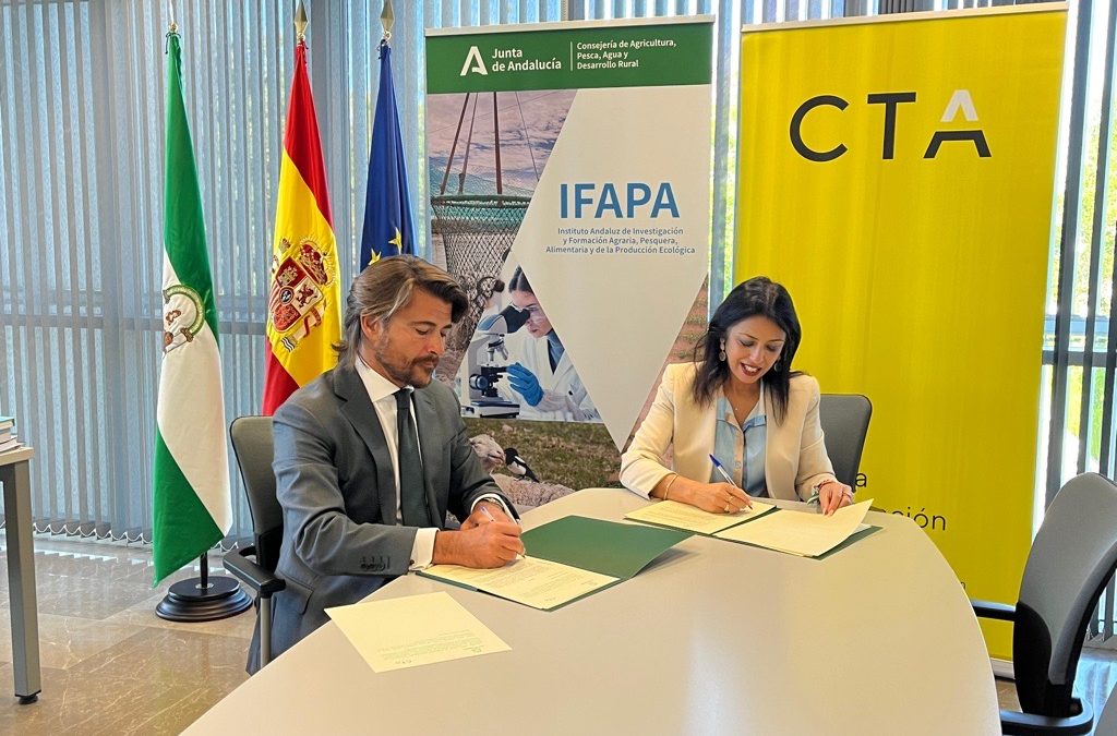 El Ifapa y CTA acuerdan colaborar en innovación y formación en agricultura y pesca en Andalucía