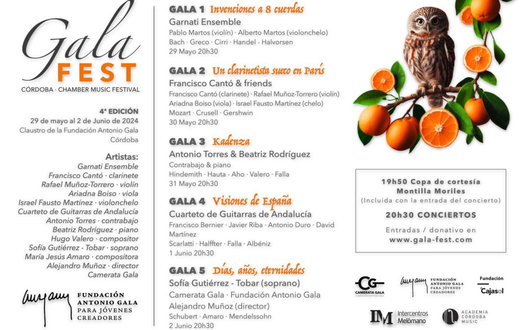 La Fundación Antonio Gala acoge la cuarta edición del Gala Fest