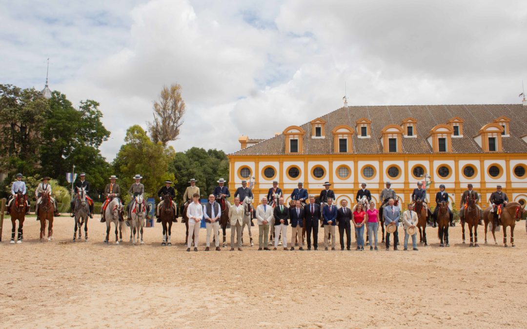 El bicampeón de España Sebastián López cierra con éxito el Concurso Nacional de Equitación de Trabajo celebrado en la Real Escuela