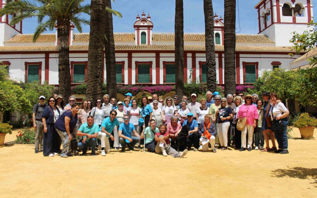 La Fundación Juan Ramón Guillén acerca el mundo rural y la cultura olivarera a 40 personas con discapacidad visual