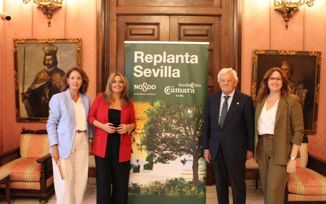 La Fundación Lamaignere se une al proyecto «Replanta Sevilla» impulsado por Fundación Cámara y el Ayto. de Sevilla