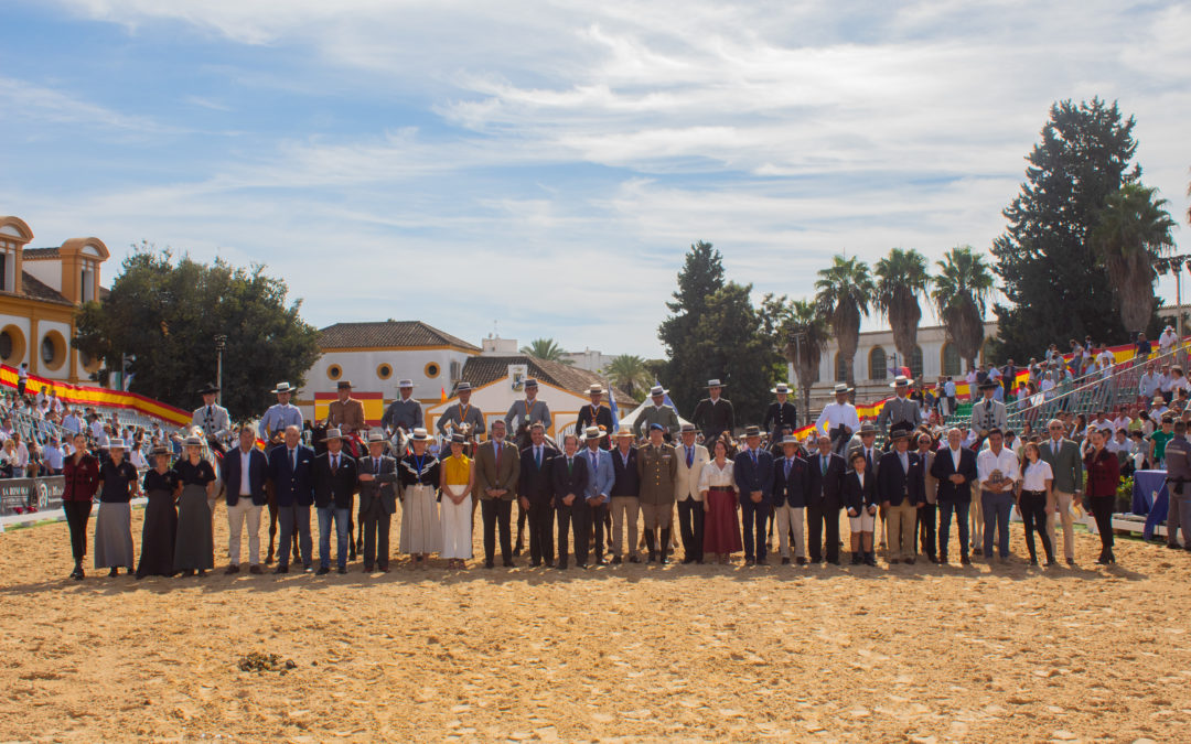 Amador Martín se hace con el primer puesto en el LIII Campeonato de España de Doma Vaquera celebrado en la Real Escuela