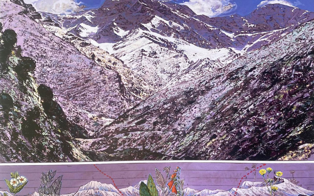 La imagen de Sierra Nevada y los botánicos del romanticismo gana el premio AguaGranada de pintura