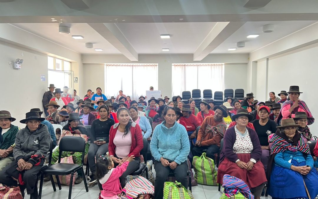 Madre Coraje y el Ayuntamiento de Chiclana apoyan a 80 familias peruanas cuyas cosechas fueron destrozadas por las fuertes heladas