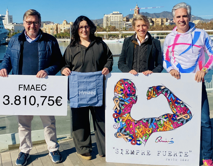 El proyecto solidario «Siempre Fuerte»  diseñado por Fernando Quirós cierra su segunda campaña  recaudando 3.810,75€ en su segundo año para FMAEC  e inaugura la tercera en beneficio de FUNDACIÓN HÉROES